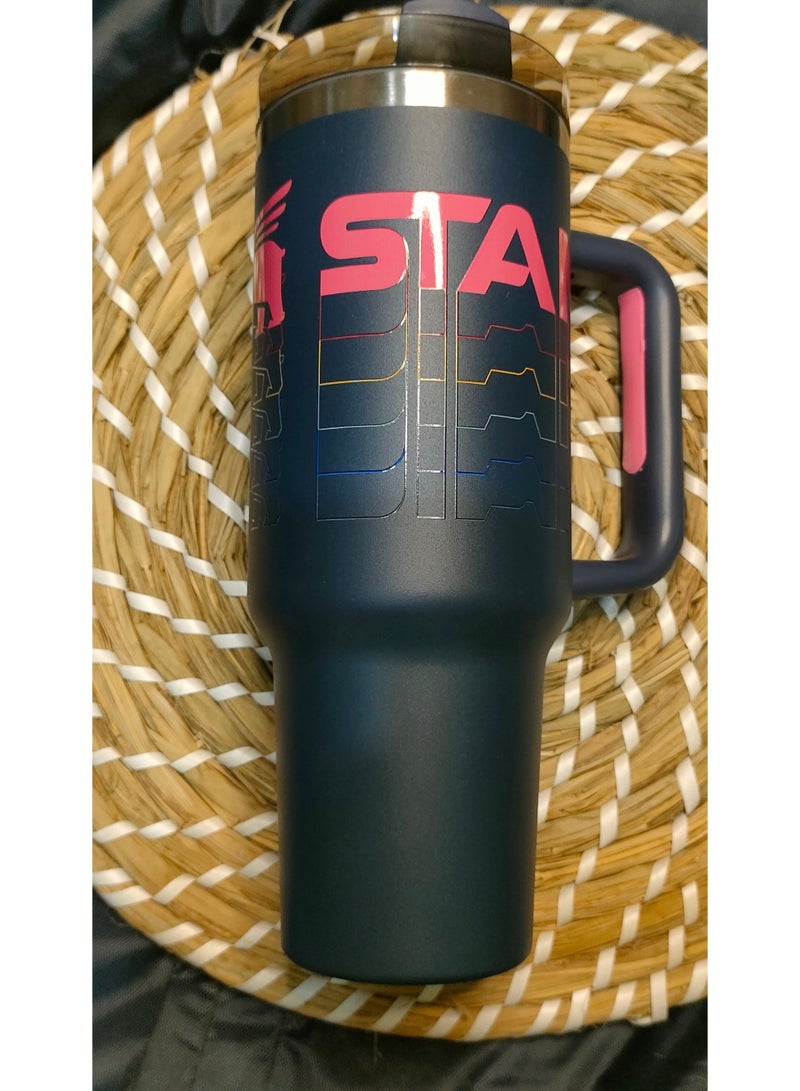 ستانلي مج ستانلي كوينشر ستانلس استيل مع الماصه 1200 مل ( اصدار اسود) - Image 2