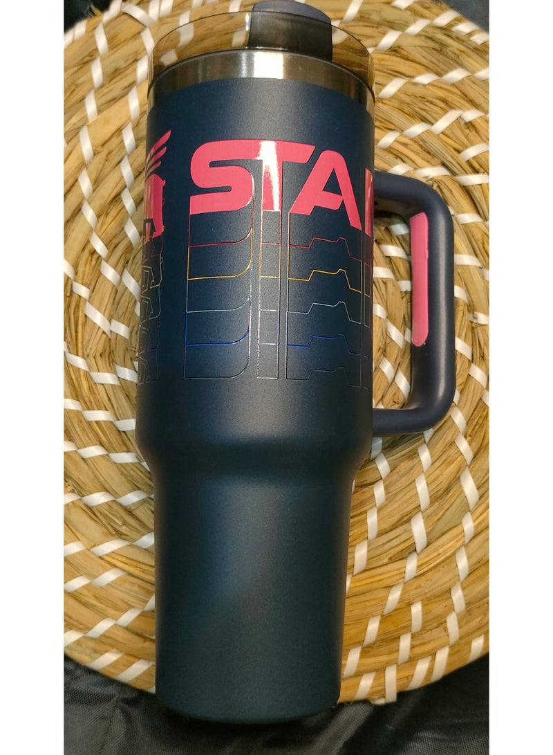 ستانلي مج ستانلي كوينشر ستانلس استيل مع الماصه 1200 مل ( اصدار اسود) - Image 5