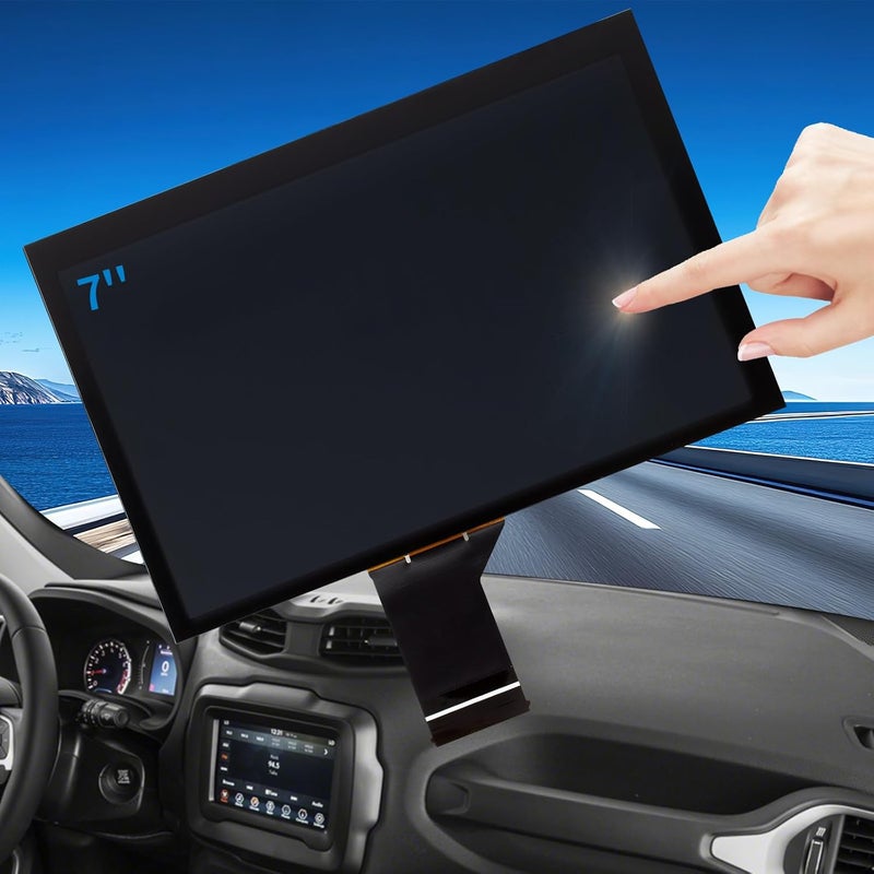 Resnavscren Uconnect LCD Screen and Digitizer Replacement for Jeep Compass and Renegade - Image 1