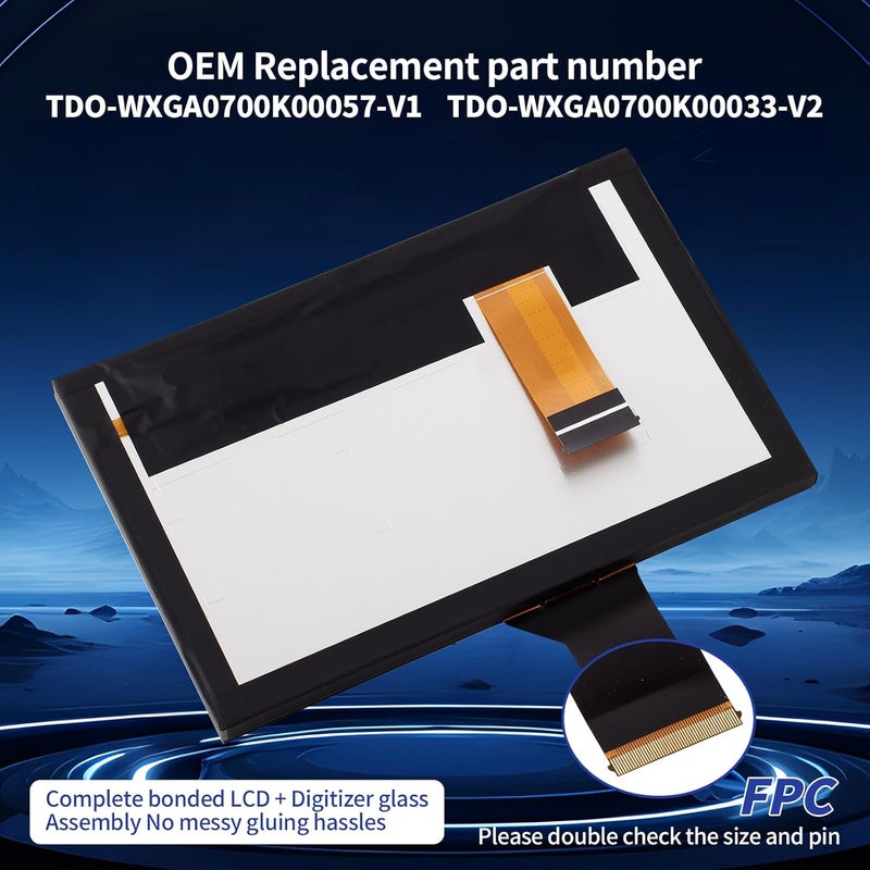 Resnavscren Uconnect LCD Screen and Digitizer Replacement for Jeep Compass and Renegade - Image 2