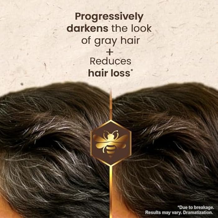 Tio Nacho Anti-Gray Effect Shampoo with Henna and Royal Jelly, Gray Coverage Shampoo and Hair Dye for Women and Men, Natural Henna Hair Color Shampoo for Gray Blending, Daily Use, 14 fl oz (Pack of 3) - Image 4