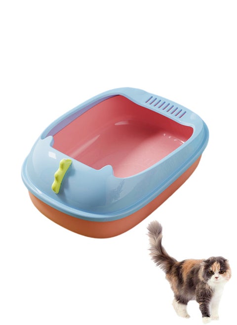 Cat Litter Tray Cat Litter Box Litter Basin for Cats