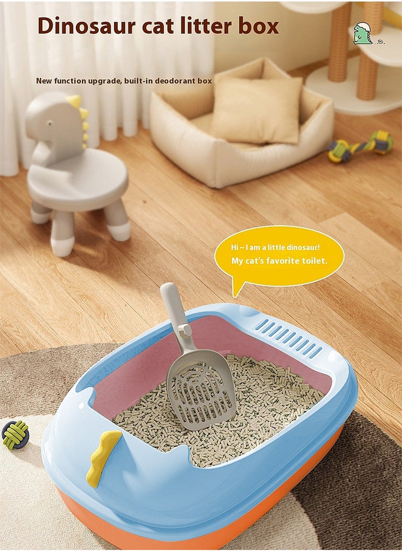 Kidle - Cat Litter Tray Cat Litter Box Litter Basin for Cats - Image 1