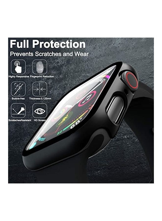 ICS 38Mm 40Mm Screen Protector With Bumper Black/Clear - Image 2