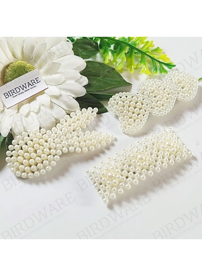 بيردوير مشابك شعر BIRDWARE للنساء غير قابلة للانزلاق، مشابك شعر معدنية ذهبية كبيرة غير لامعة، إكسسوارات للبنات، مشابك شعر فرنسية للشعر الكثيف والطويل المجعد (عبوة من 8 قطع) - Image 5