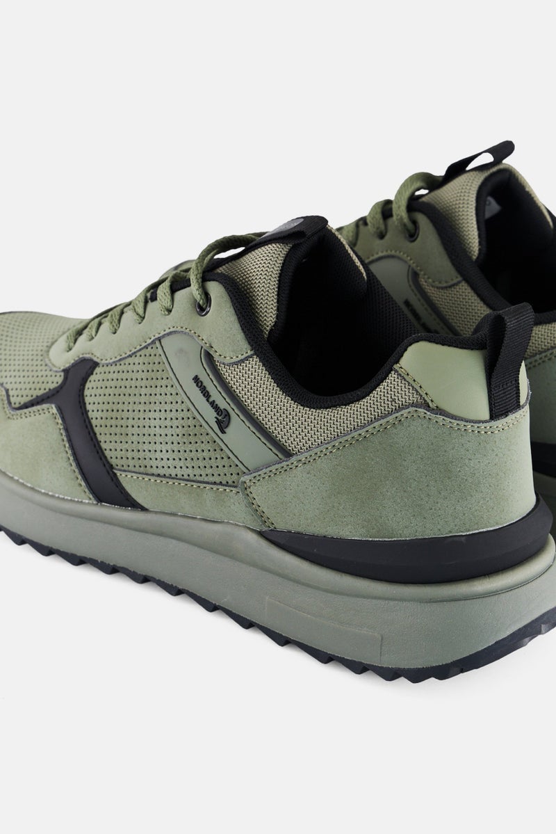 Nordland أحذية خارجية للرجال مزودة بأربطة، زيتوني - Image 2