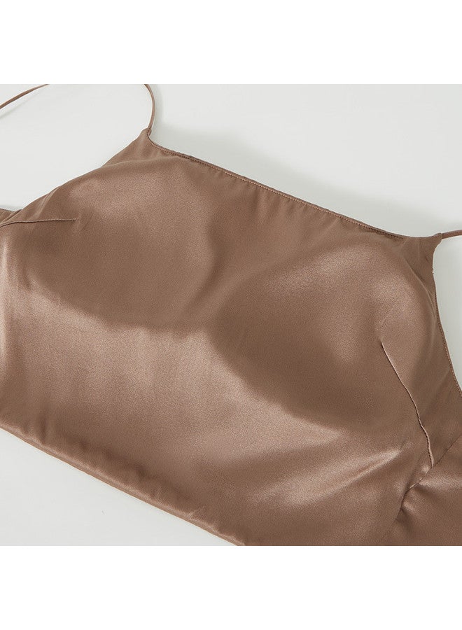 MEIBIAO Sleeveless Bralette Summer Seamless Wire-Free Slimming Comfortable Camisole Bustier - Image 5
