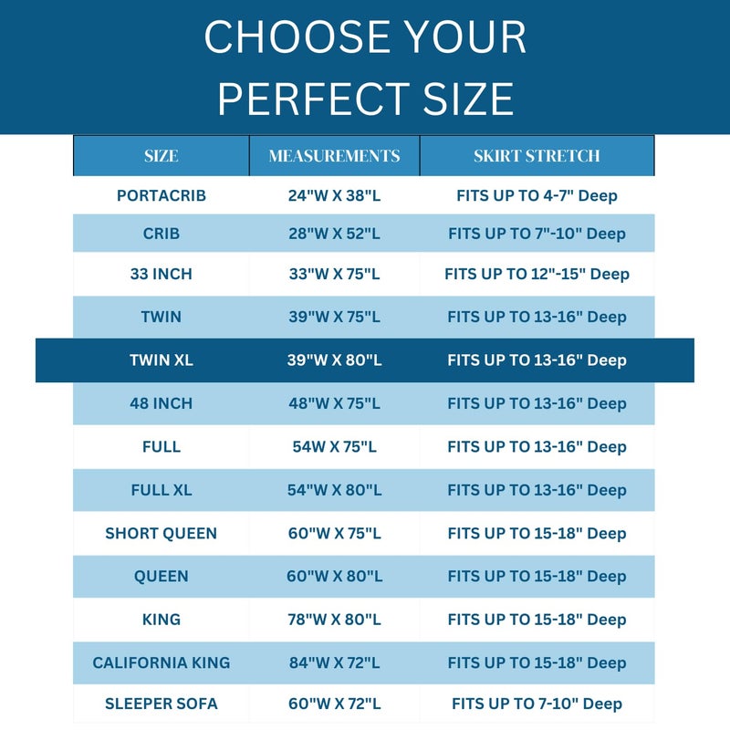 Guardmax Jersey Knitted Twin XL Size Mattress Protector - Waterproof & Dust Mite Proof Mattress Cover with Stretchable Pockets - Soft, Comfortable, & Noiseless Waterproof Fitted Sheet.(39 x 80 x 13) - Image 5