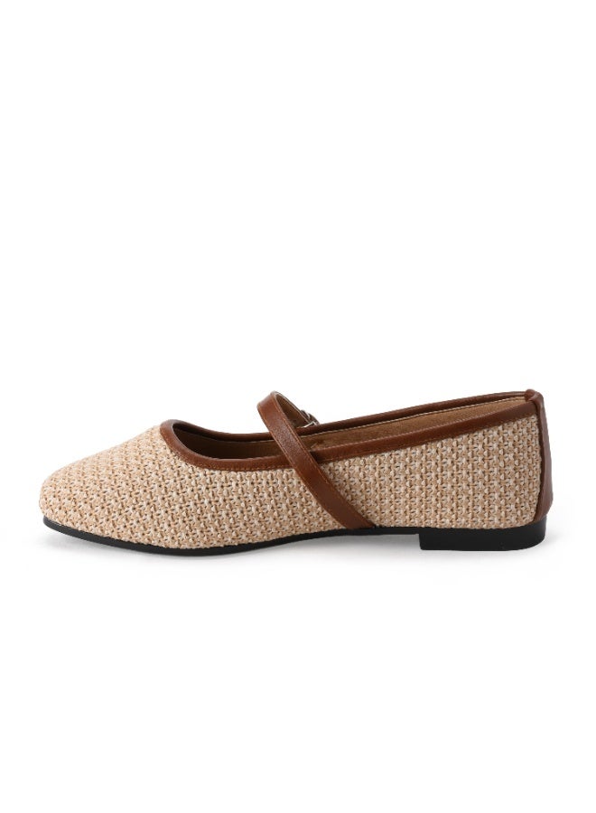 Pavo Beige Liza Ballerina - Image 2