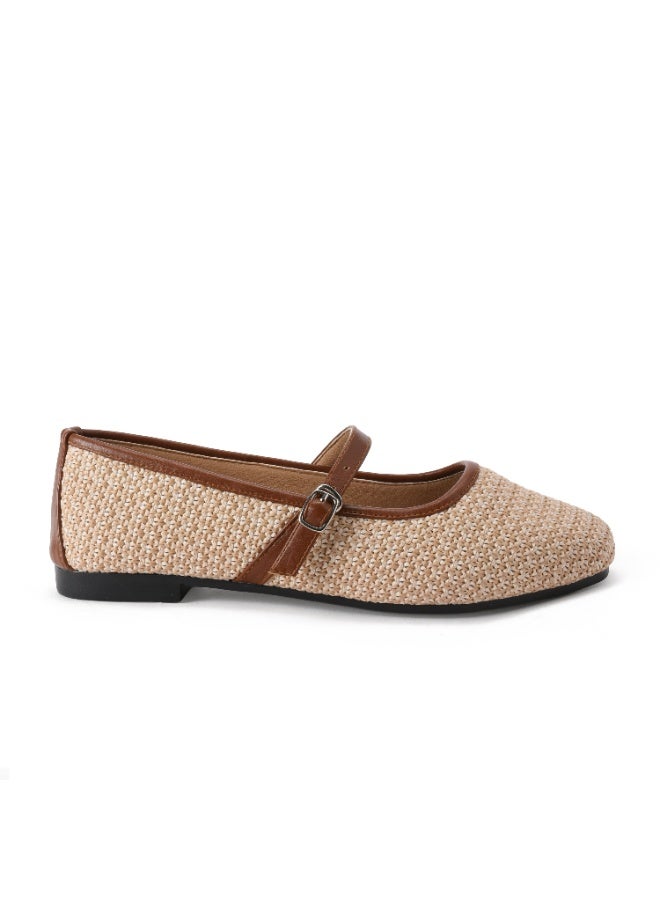 Pavo Beige Liza Ballerina - Image 3
