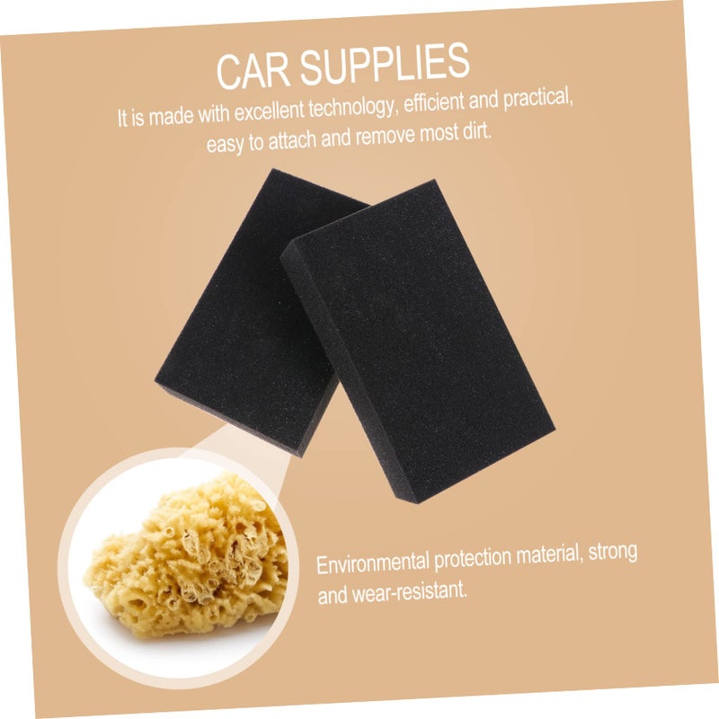 Non Scratch Car Wash Sponge Blocks 4 Pack Excellent Water Absorption For Dirt Removal - Image 3