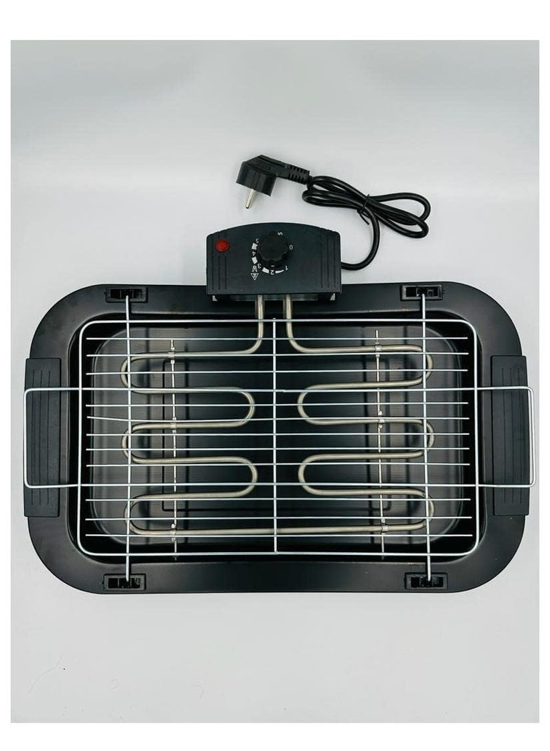 Portable Electric Smokeless Barbecue 2000W High Power Grill Indoor BBQ Grilling Table with 5 Adjustable Temperature fit Home Dinner Camping Travel Hiking Heavy Duty - Image 3