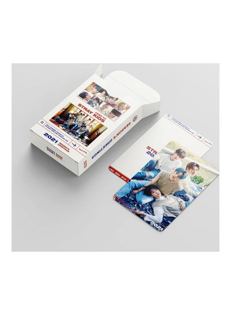 SKYLO 54-Piece 2021 Season'S Greetings Stray Kids Lomo Card - Image 5