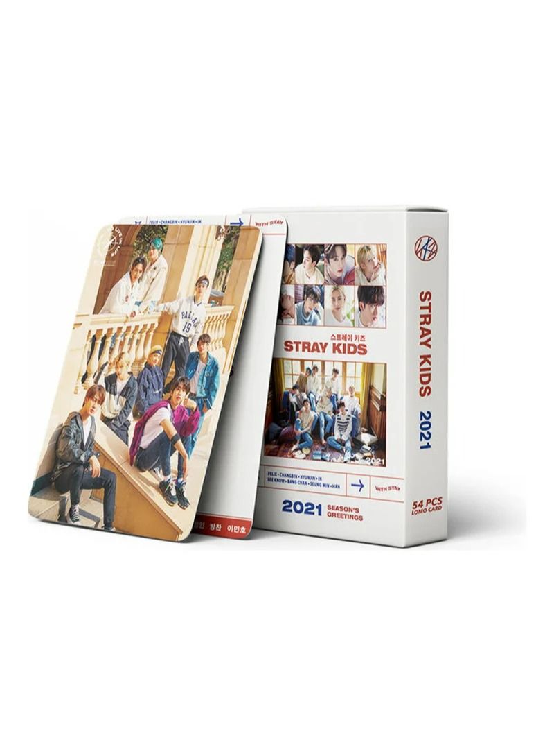 SKYLO 54-Piece 2021 Season'S Greetings Stray Kids Lomo Card - Image 4