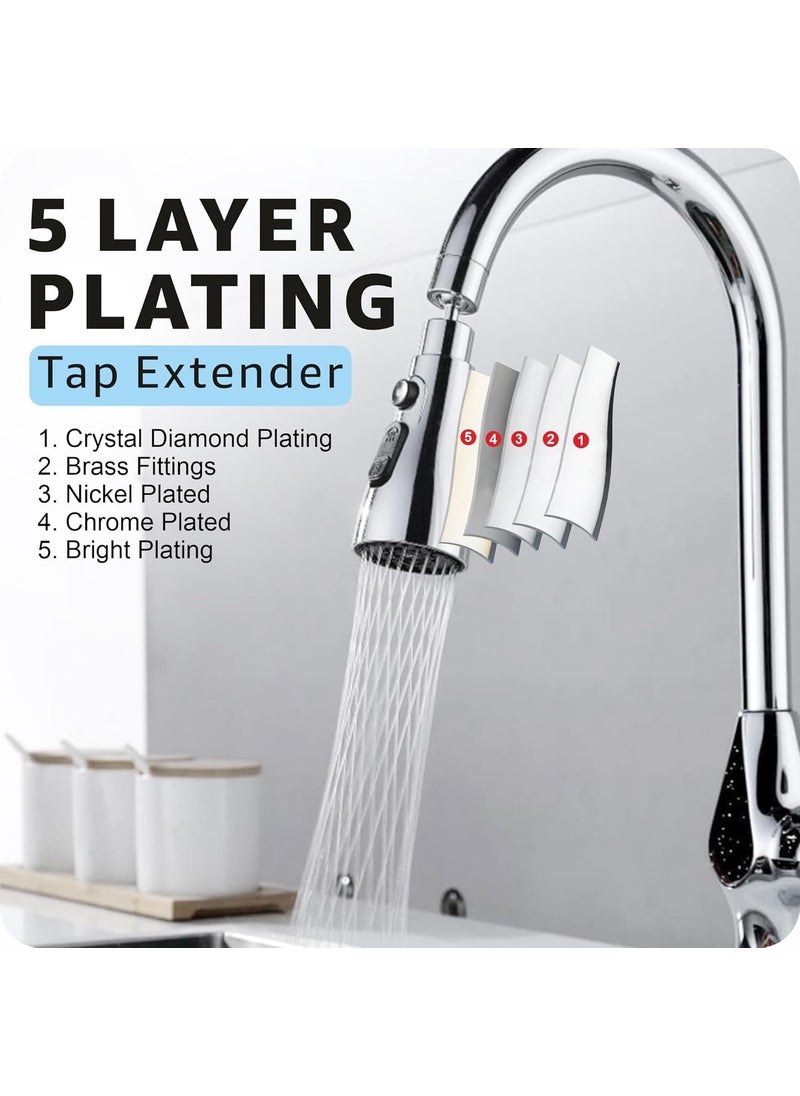 Tap Extender for Kitchen Sink Flexible Faucet with Tap Extension for Convenient Use Upgrade Your Kitchen Sink with Flexible Tap for Easy Access 1 Year Warranty