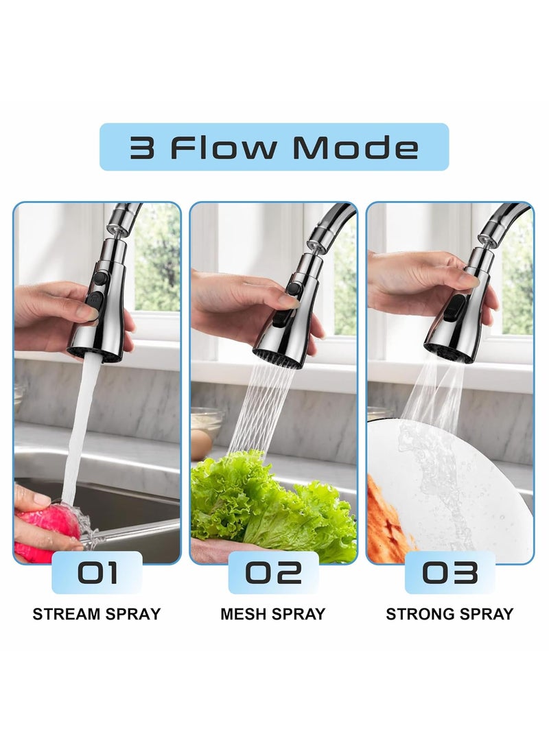 Tap Extender for Kitchen Sink Flexible Faucet with Tap Extension for Convenient Use Upgrade Your Kitchen Sink with Flexible Tap for Easy Access 1 Year Warranty