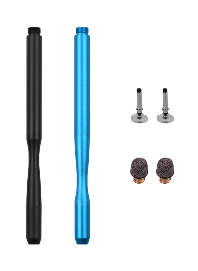 2-Piece Touchscreen Precision Stylus Pen Set With Fiber Tip And Disc Tip Multicolour - Image 1