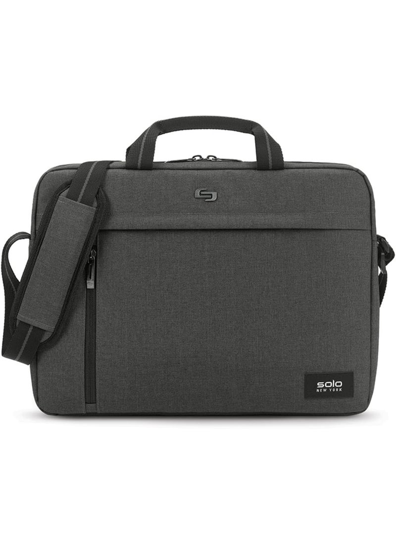 Solo Solo New York Rivington Slim Briefcase Gray Fits up to 156 Laptop  - Image 1