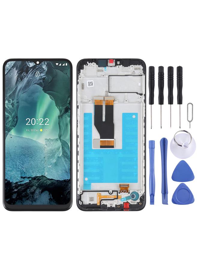 erorex Replacement OEM LCD Screen For Nokia G11 / G21 Digitizer Full Assembly with Frame Black - Image 1