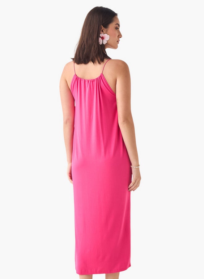 2Xtremz Strappy Midi Dress with Round Neck - Image 3