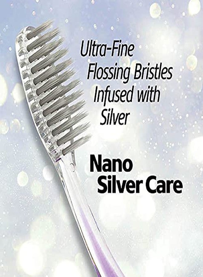 HDP Nano Silver Care Toothbrush Floss Color:Nano Silver Size:Pack of 8 with Bonus - Image 2