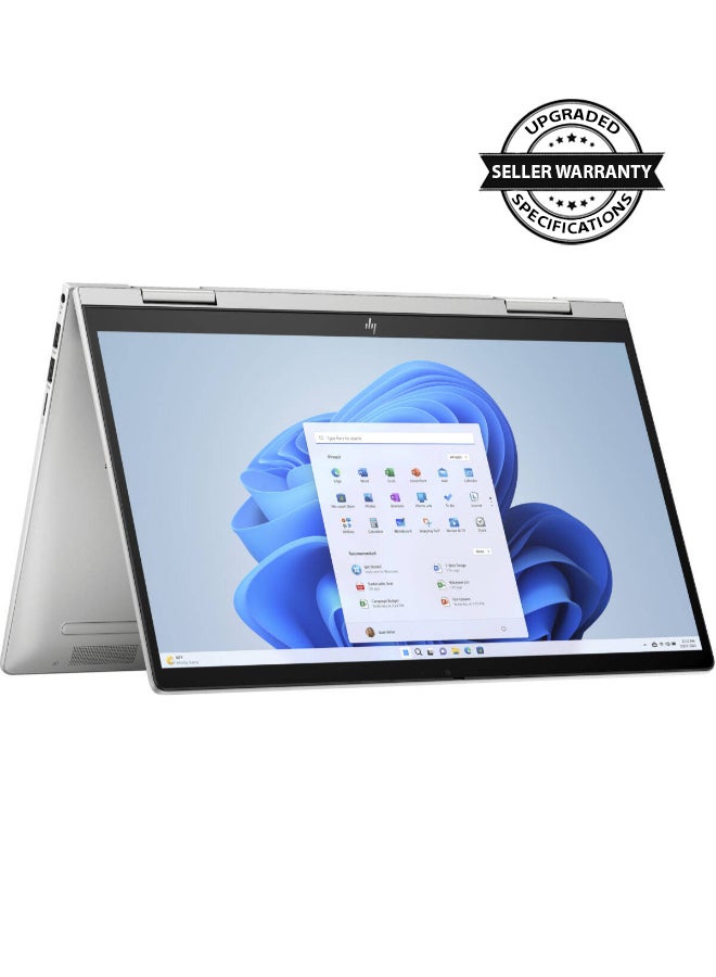 HP كمبيوتر محمول Envy X360 2 في 1 بشاشة مقاس 14 بوصة ومعالج Core Ultra 5 120U وذاكرة وصول عشوائي سعة 8 جيجابايت ومحرك أقراص SSD سعة 512 جيجابايت وبطاقة رسومات Intel UHD ونظام تشغيل Windows 11 Home - Image 1