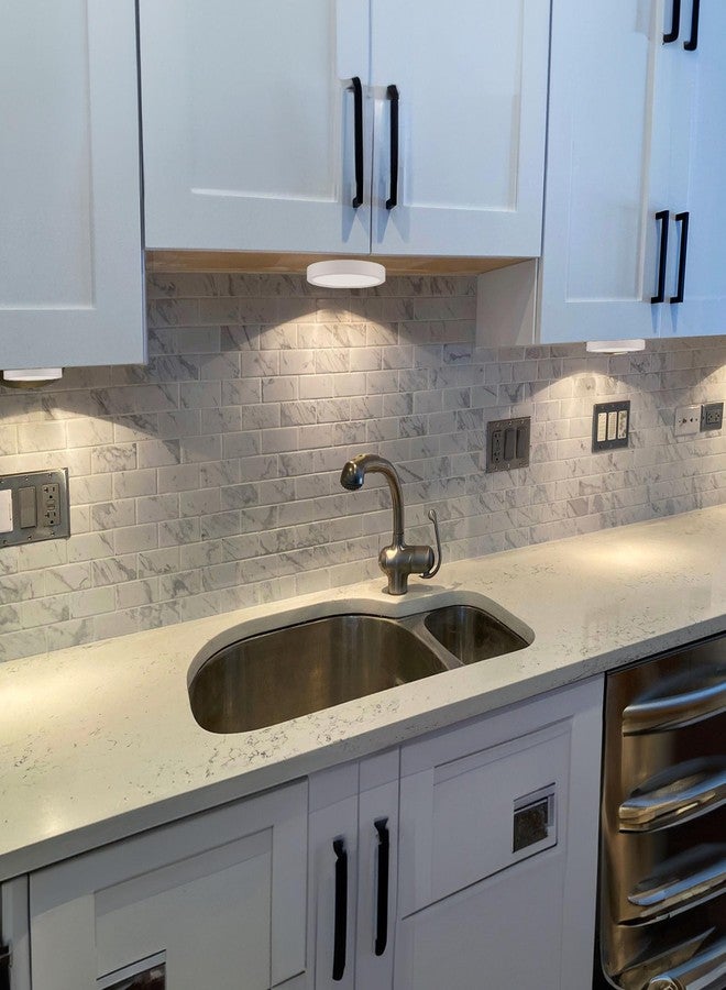 جي إي مصابيح GE Lighting LED رفيعة على شكل قرص، تعمل باللمس، لون أبيض دافئ، 3 بوصات (عبوة من 3 قطع) - Image 5