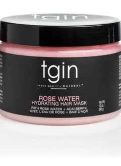 Tgin Rose Water Hydrating Hair Mask for Curls Kinks Waves  - Image 2