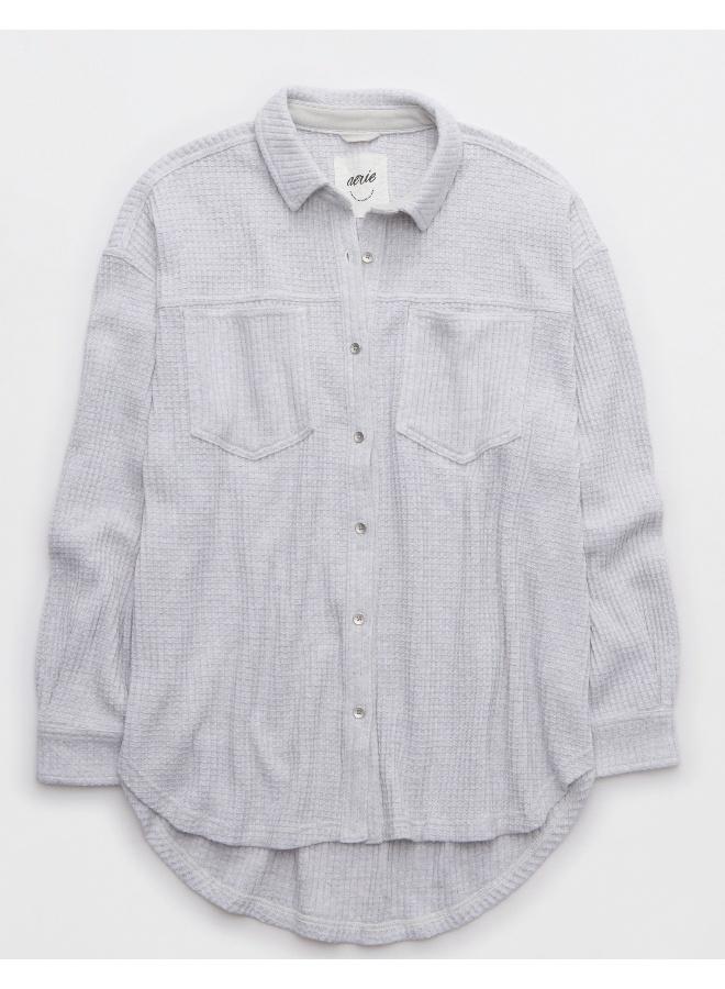 آري من امريكان ايجل قميص بأزرار وافل فاف - Image 3