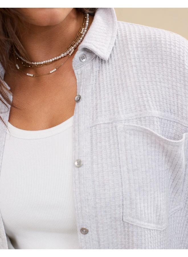 آري من امريكان ايجل قميص بأزرار وافل فاف - Image 5