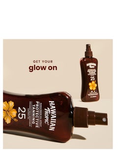 Hawaiian Tropic Hawaiian Tropic Protective Tanning Oil Spray Sunscreen SPF 25, 8oz | Tanning Sunscreen, Tanning Oil with SPF, Moisturizing Body Oil, Hawaiian Tropic Oil, Oxybenzone Free Outdoor Tanning Oil, 8oz  - Image 3