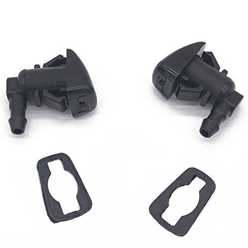 Syconeer Pack of 2 Windshield Washer Nozzle Kit Windshield Washer Squirter Nozzle Kit Wiper Spray Nozzle for 2011-2015 Ford F250 F350 F450 F550 Replace OE BC3Z-17603-A BC3Z17603A - Image 1