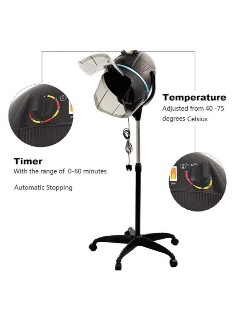 HK Multifunction Hair Steamer, hair Steamer 2 in 1 Hot and Cold Spary Double Tube Portable Hair Humidifier for Clean Scalp - Image 2
