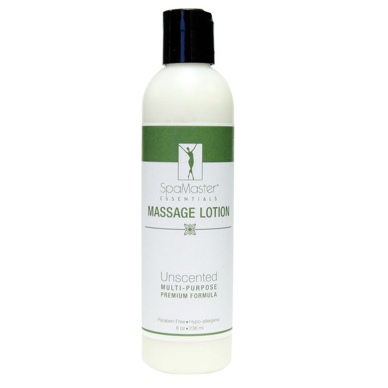 Master Massage Spamaster Essentials Unscented Massage Lotion Therapeutic Premium Formula 8 Oz - Image 1