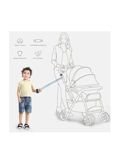 FASHION Anti Lost Wrist Link, Toddler Safety Leash with Key Lock, Safety Wrist Leash for Toddlers, Baby Anti-Lost Belt, 360° Rotatable Anti-Lost Wrist Belt Lead for Children  - Image 3