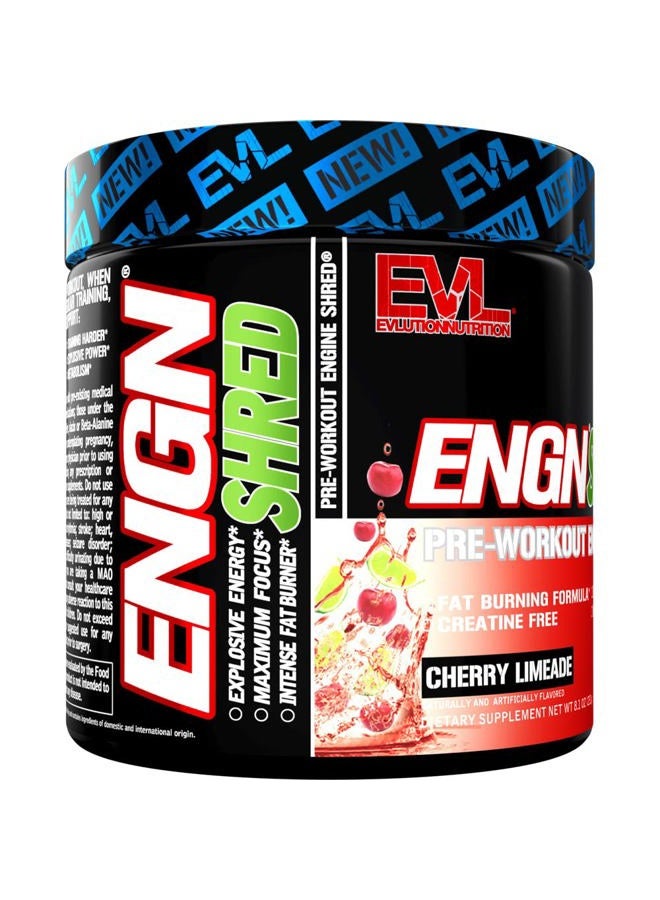 Evlution EVL Ultimate Pre Workout Powder - Thermogenic Fat Burner Preworkout Powder Drink for Lasting Energy Focus and Stamina - ENGN Shred Intense Fat Burning Creatine Free Preworkout Drink - Cherry Limeade - Image 4