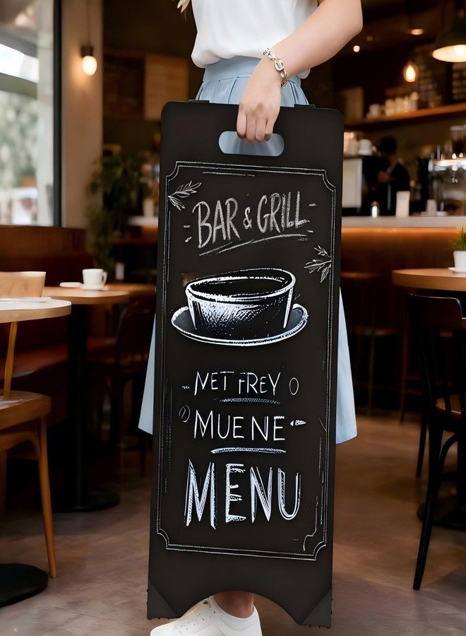 KOOLDE A-Frame Chalkboard 15"×30" Double-Sided Sandwich Chalkboard- Foldable Sturdy Outdoor Sandwich Board for Restaurant, Wedding & Business - Image 2