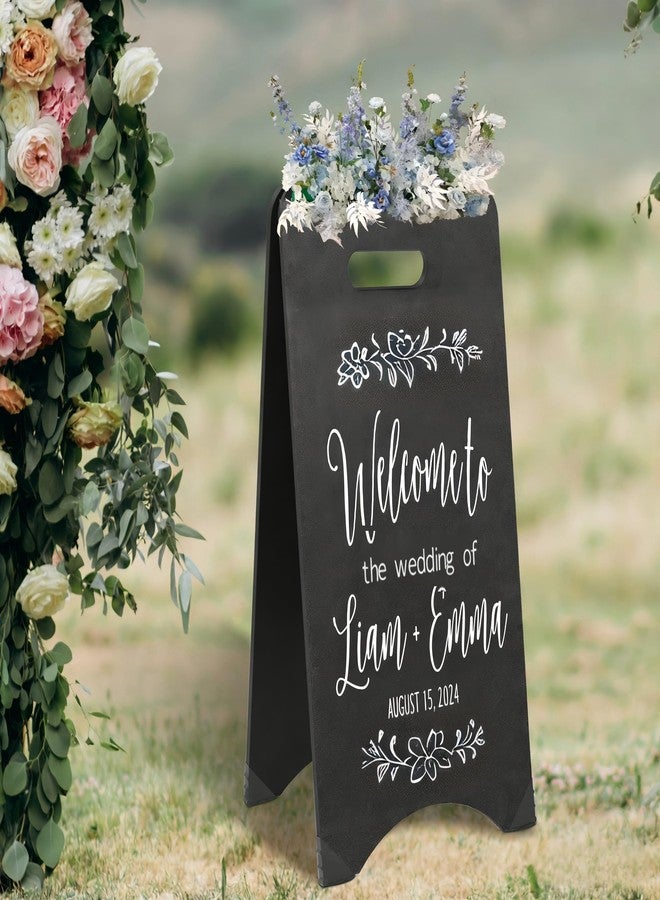 KOOLDE A-Frame Chalkboard 15"×30" Double-Sided Sandwich Chalkboard- Foldable Sturdy Outdoor Sandwich Board for Restaurant, Wedding & Business - Image 4