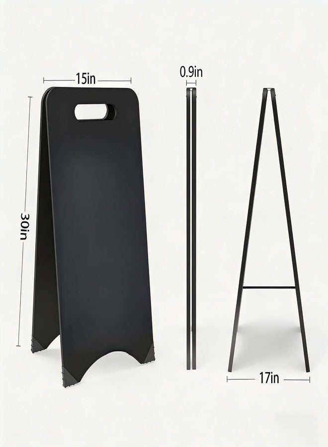 KOOLDE A-Frame Chalkboard 15"×30" Double-Sided Sandwich Chalkboard- Foldable Sturdy Outdoor Sandwich Board for Restaurant, Wedding & Business - Image 3