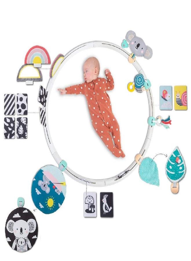 Taf Toys Taf Toys All Around Me Activity Hoop | Developmental Hoop, Prefect for Newborns and up, with 24 Developmental Activities. Designed to Promote Baby’s Senses, Motor Skills and Cognitive Development  - Image 5