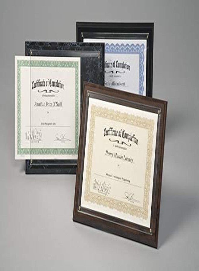 Trainers Warehouse Certificate Plaque (for 8.5 x 11 certificates) Walnut Wood Finish | Executive-Style Certificate Plaque Feels Like Real Wood - Slide in Certificate - Image 4