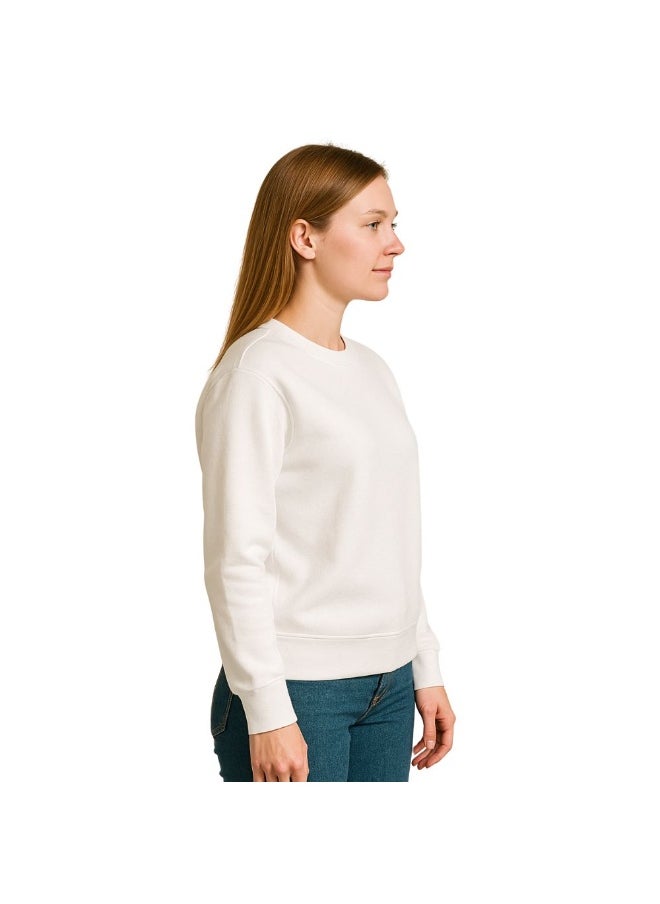 PRINTSHOP4ME Cat Lover Women's Sweatshirt – Long Sleeve,Round Neck,Cotton,Breathable & Stylish Casual Wear  - Image 4