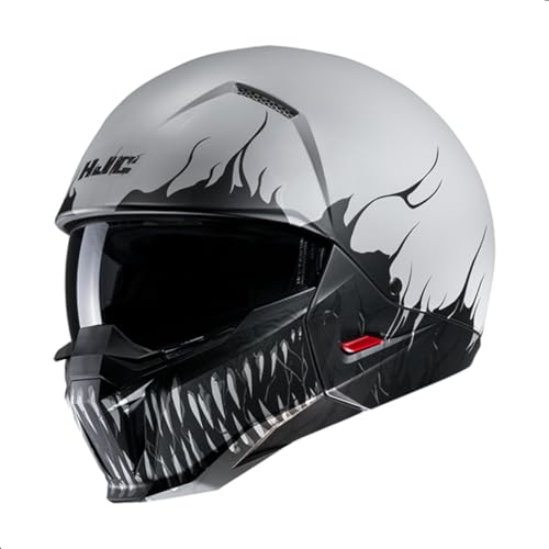 HJC i20 Scraw Open Face Motorcycle Helmet, DOT Approved (MC10SF, Medium) - Image 1