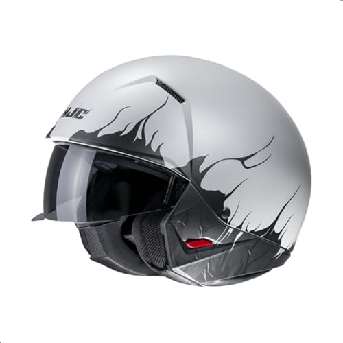 HJC i20 Scraw Open Face Motorcycle Helmet, DOT Approved (MC10SF, Medium) - Image 3
