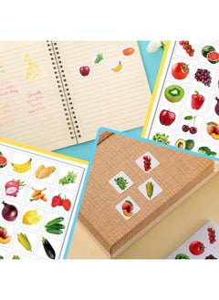 Hotop 600 Pcs Fruits Vegetable Stickers For Kids Fruits Vegetable Photos Stickers Garden Stickers Realistic Food Fruit Stickers Teachers Student Stickers For Classroom Theme Party Favor (Fruits Vegetable)  - Image 5
