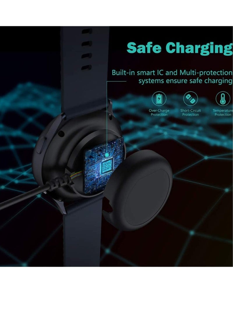 ELTRAZONE Charger Compatible with Samsung Galaxy Watch 4/4 Classic Watch3 Active 1 2 SM-R500 SM-R830 SM-R820 SM-R840 SM-R850 - USB Charging Cable 3.3ft 100cm - Image 5