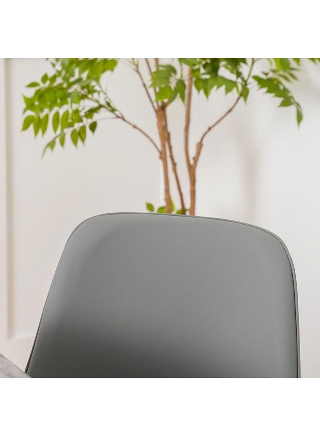 DANUBE HOME Casandra 1+6 Seater Dining Set 7-Piece Dining Set Sturdy Kitchen Dining Table With 6-Seater Dining Chairs Modern Design Furniture For Home Dining Room - Marble/Grey - Image 1