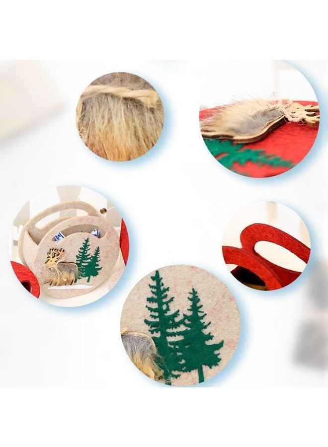 نيبمينينت طقم حقائب هدايا حلوى محمولة من اللباد مكون قطعتين متعدد الألوان - Image 3