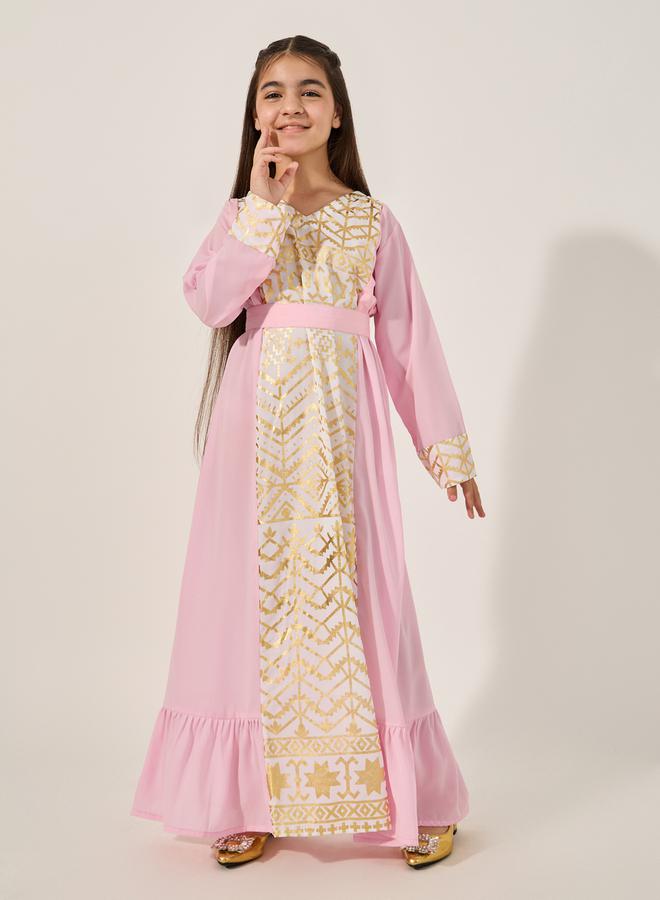 Styli Embroidered Maxi Dress  - Image 2
