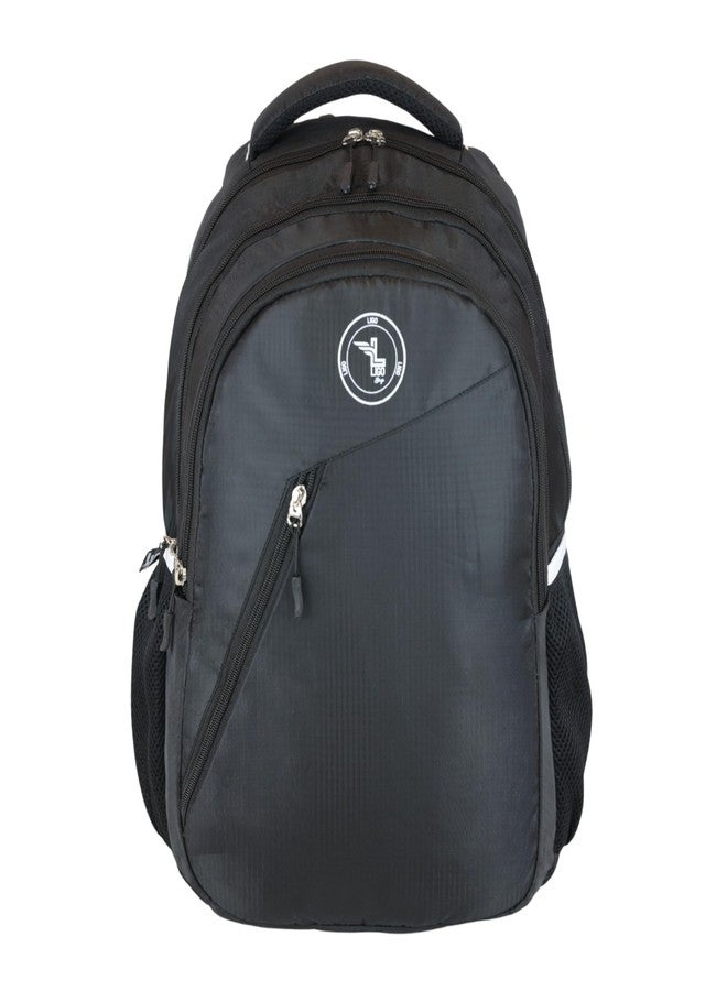 Ligo Lyfe 18 Inch Laptop Bag with 2 Side Bottle Pockets for Men and Womens for Men and Women (Grey) - Image 1